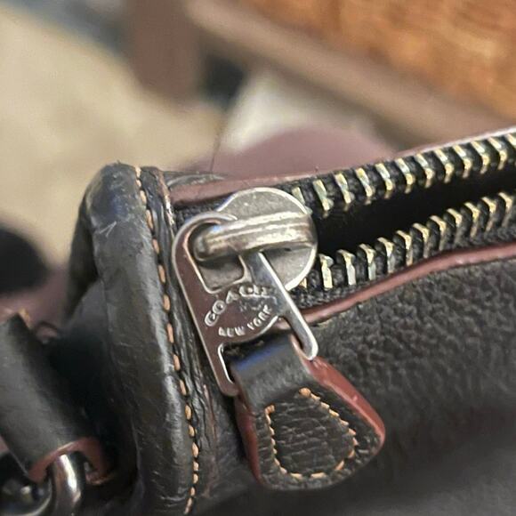 COACH x PEANUTS Black Heritage Convertible Crossbody with Snoopy Motif - Picture 11 of 12